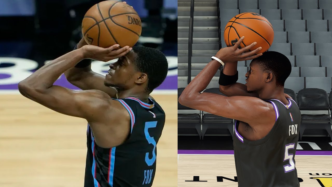 NBA2K22 De'Aaron Fox Jumpshot Fix *Full Signature Edit* Left-Handed D-Rose!?