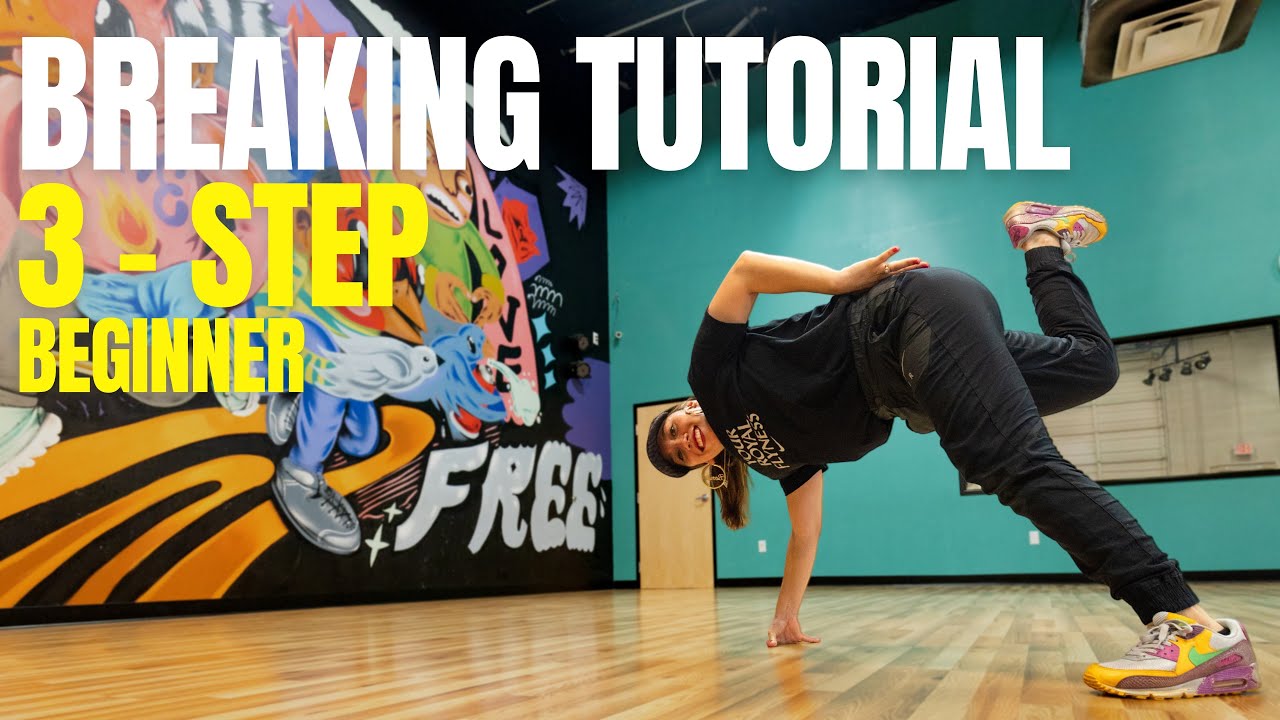 How To Break for Beginners | 3-Step | Breaking Tutorial with Bgirl Bonita