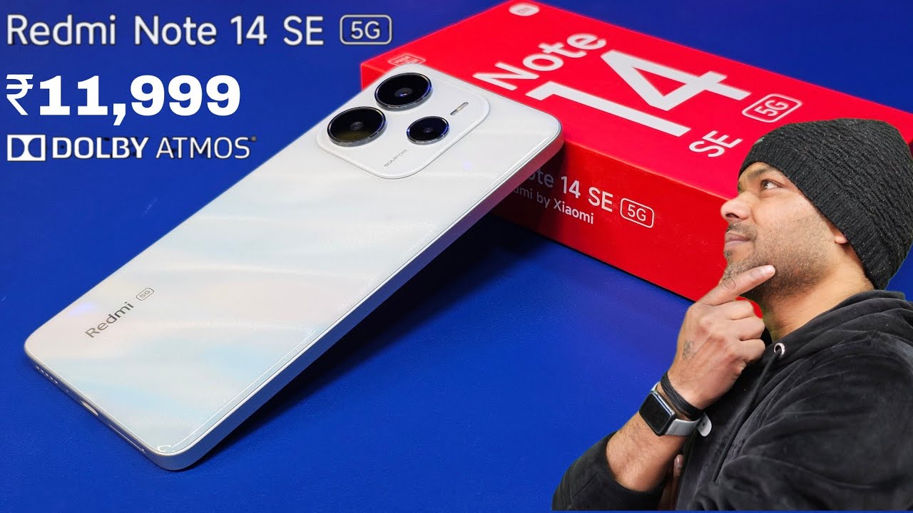 Redmi Note 14 SE 5G Killer Note! Best Budget 5G Smartphone Unboxing and Review