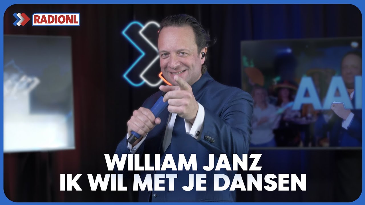 William Janz - Ik Wil Met Je Dansen (LIVE bij RADIONL)