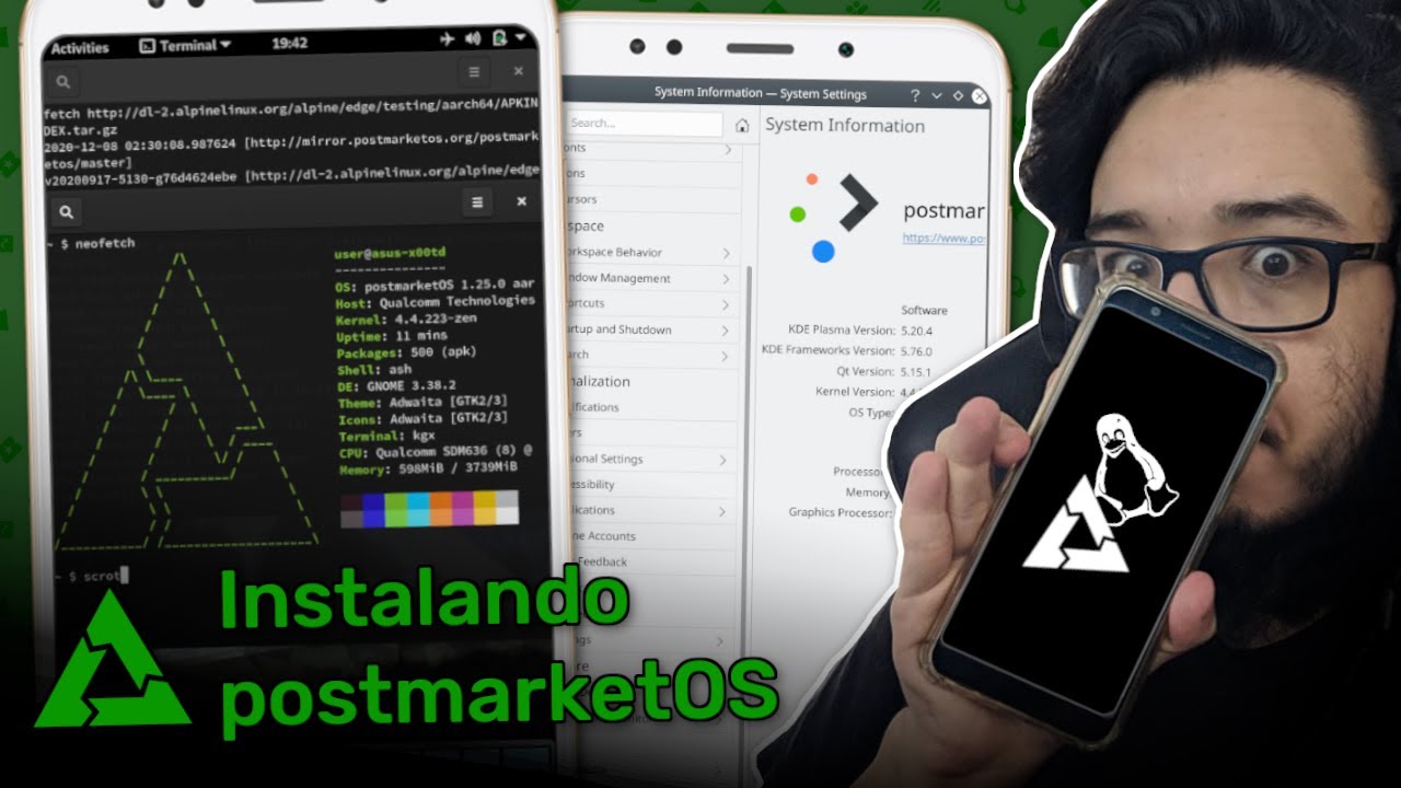 Instalando postmarketOS em alguns aparelhos Android