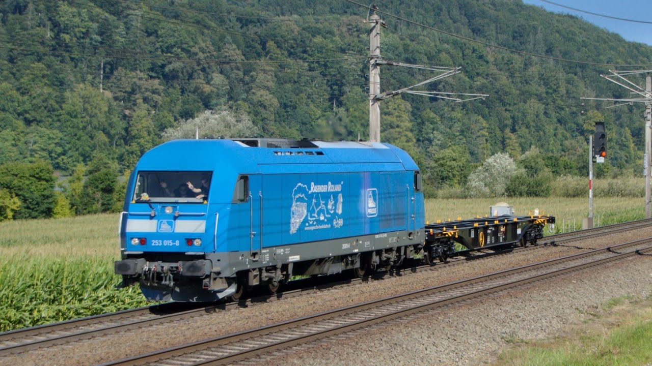 🇦🇹Bahnverkehr in Wernstein am Inn mit 🟦PRESS ER20🟦, Vectrons, Makros🔊 und mehr🇦🇹