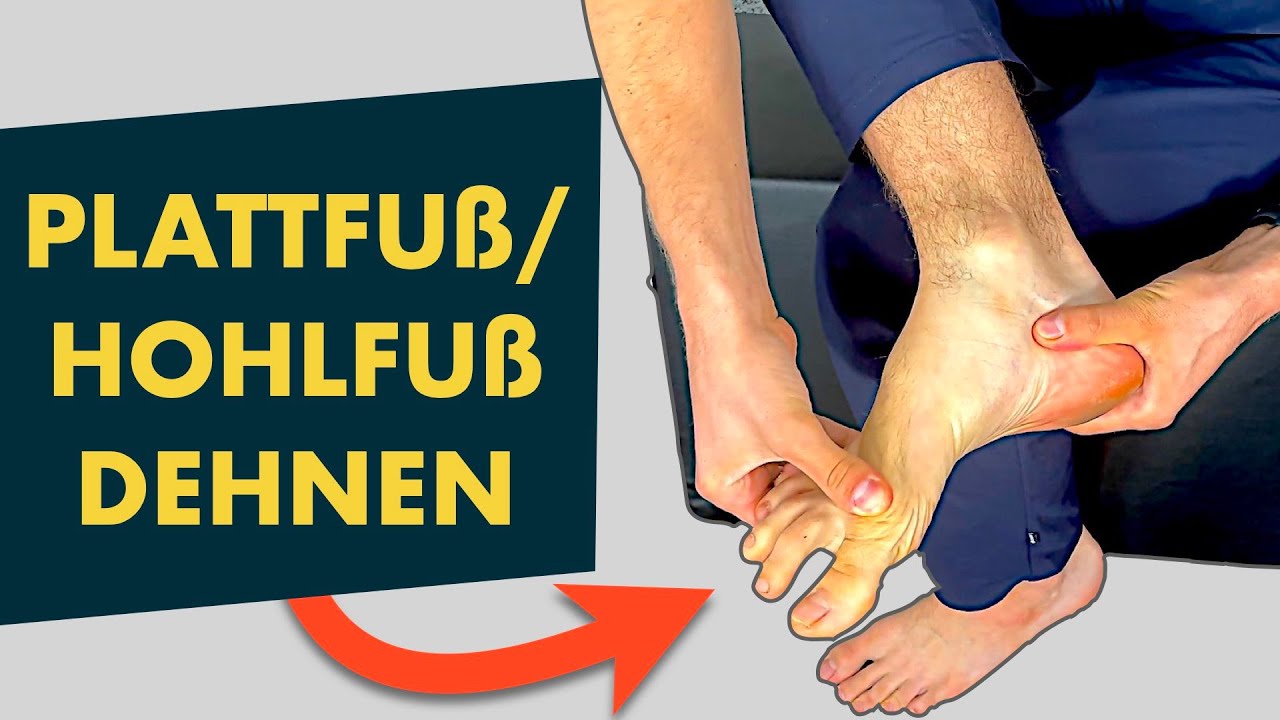 Fußübungen bei Plattfuß und Hohlfuß für gesunde Füße