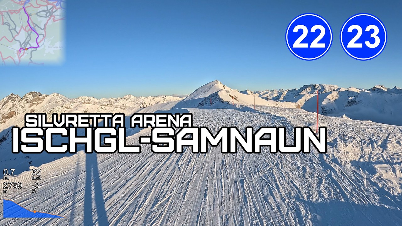 [4K] Ischgl ● 22 » 23 ● Gampenbahn → Höllbodenbahn