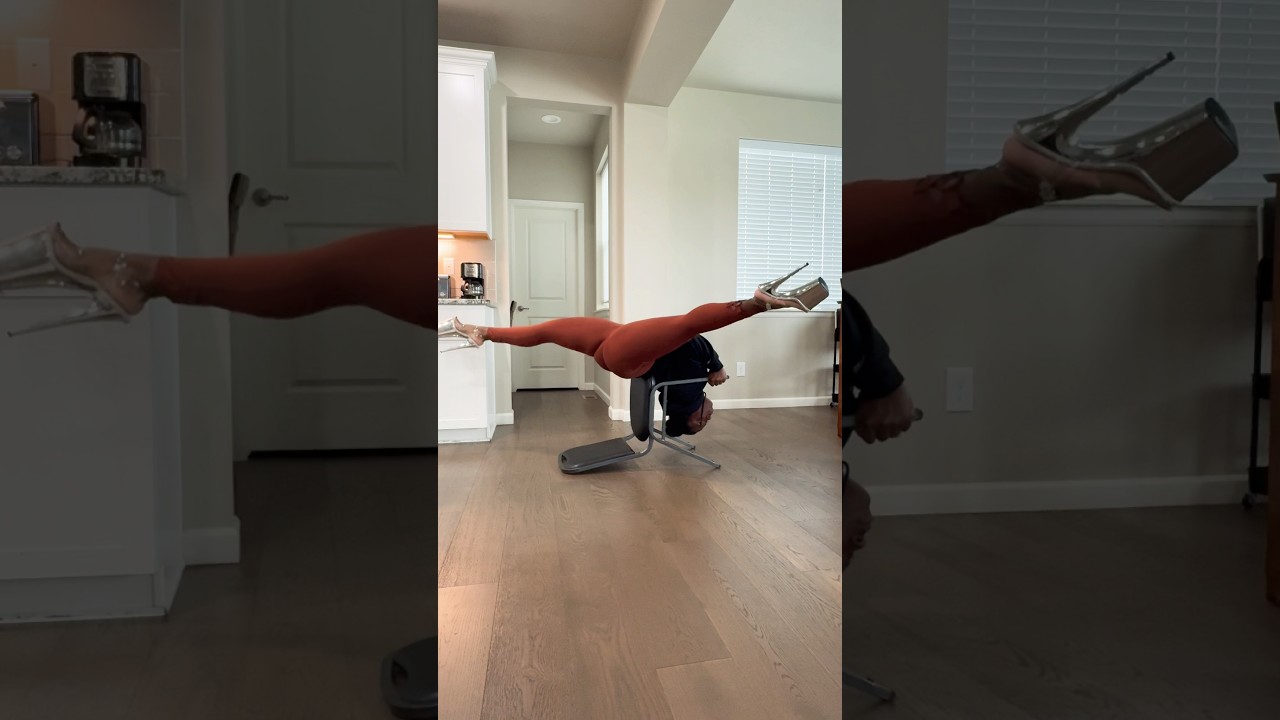 Spinning, flipping, and dancing to Ciara’s Ecstasy! 🔥💃 #AcroChairDance #Ciara #dancechallenge