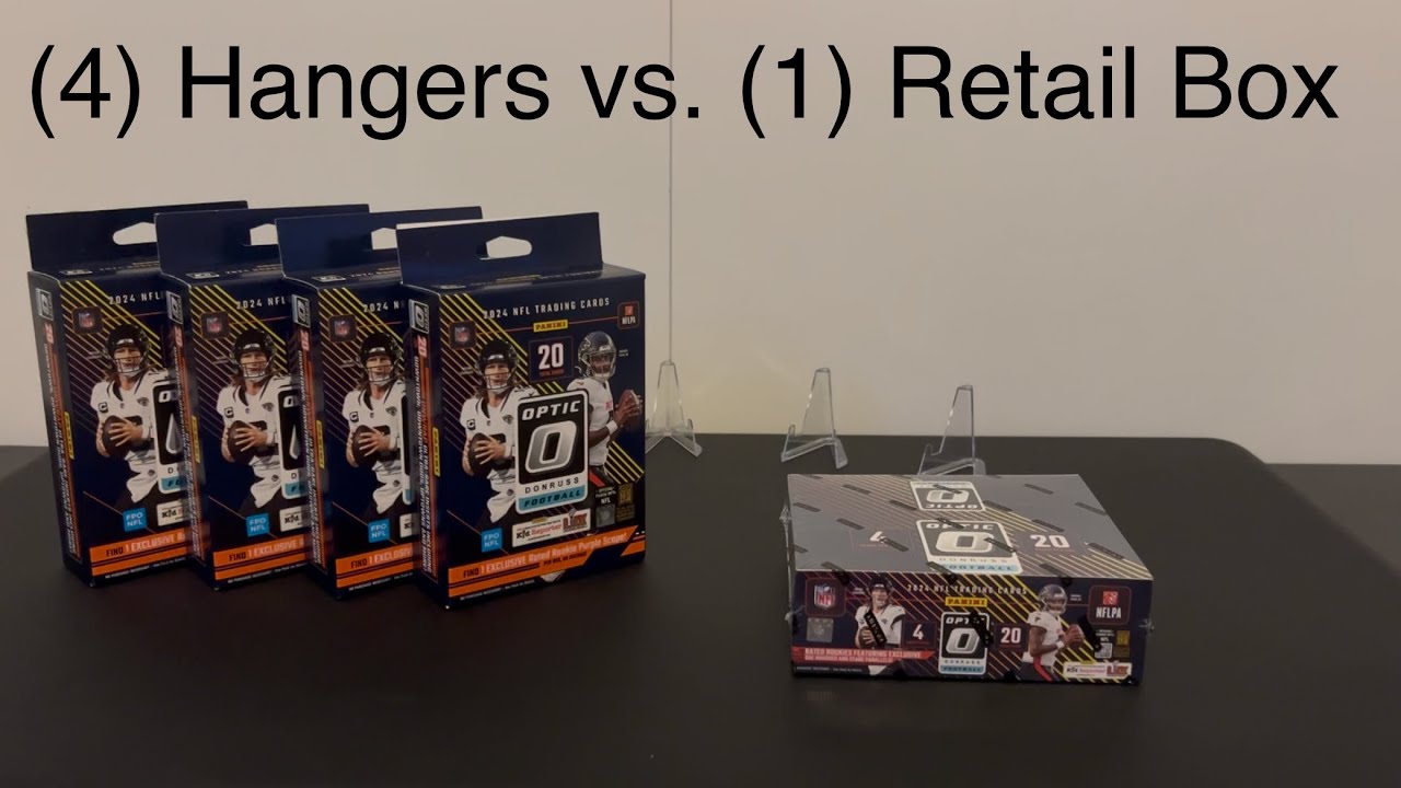 2024-25 DONRUSS Optic Football: Hangers vs. Retail Box