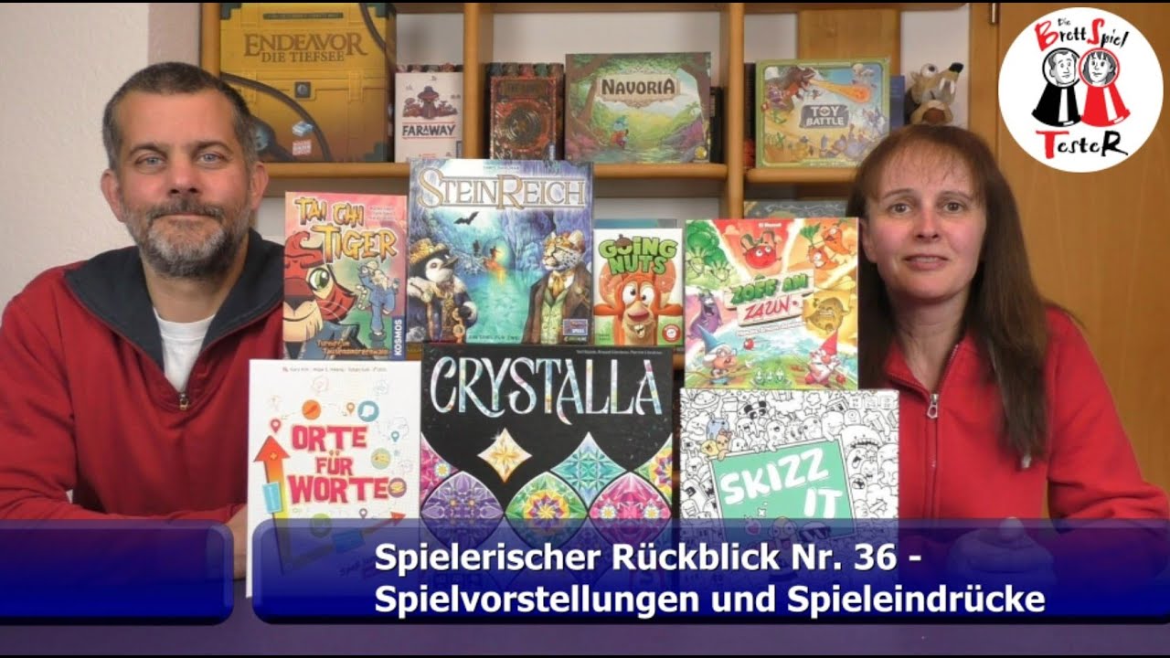 Spielerischer Rückblick Nr. 36 - Spielvorstellungen und Spieleindrücke - Die Brettspieltester