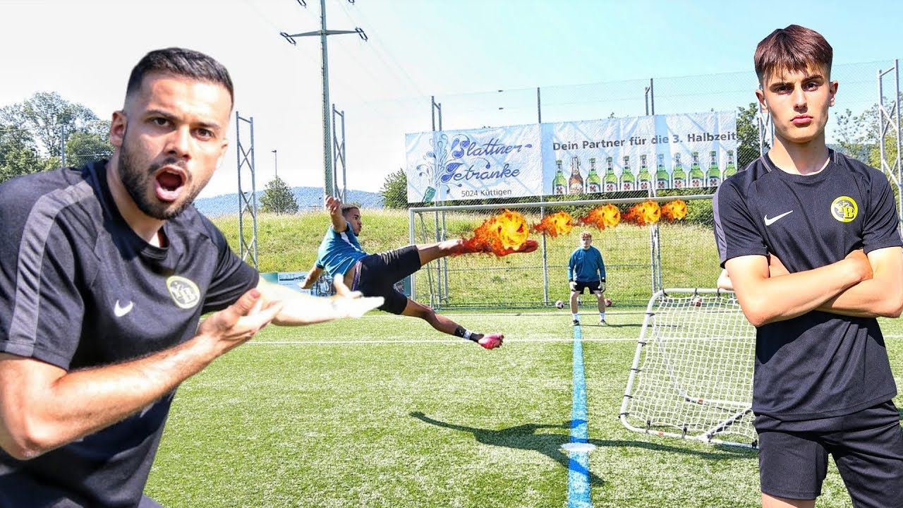 Fussball Rebounder Challenge VS U18 Ausnahmetalent & Felix Knörle!