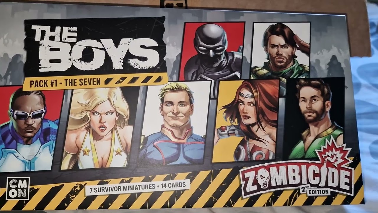 Zombicide 2nd edition painted special characters