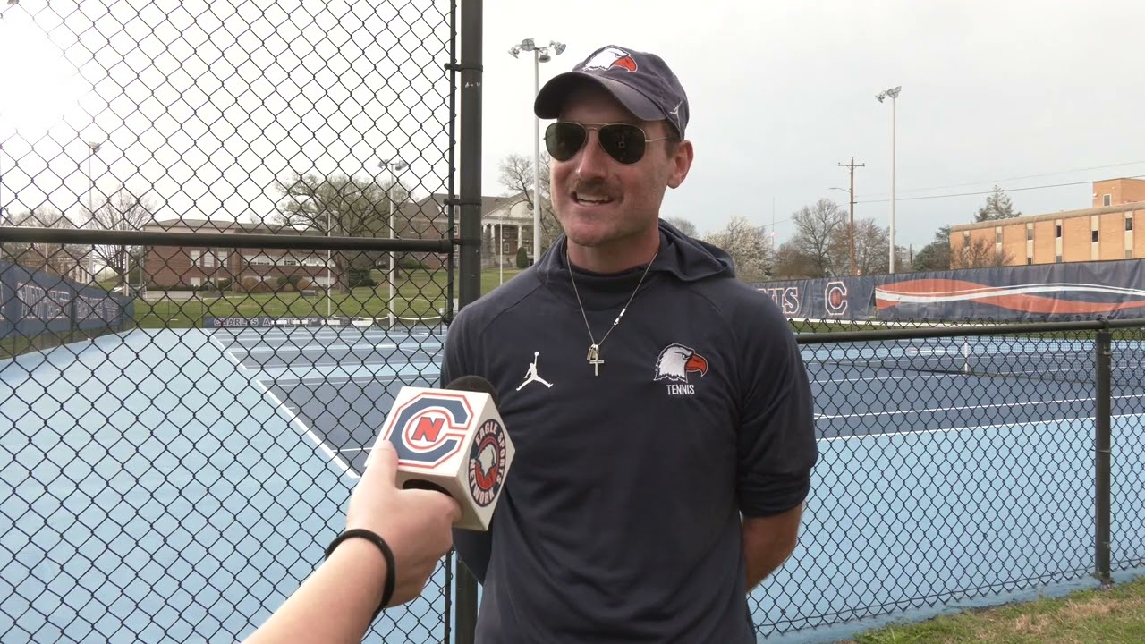 Мужская теннисная команда Карсон-Ньюман: Нейт Гангельхофф рад первой победе мужской теннисной ком...