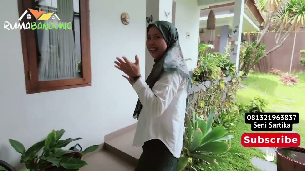 ADEM ASRI HALAMAN LUAS RUMAH TERAWAT CIWARUGA BANDUNG 