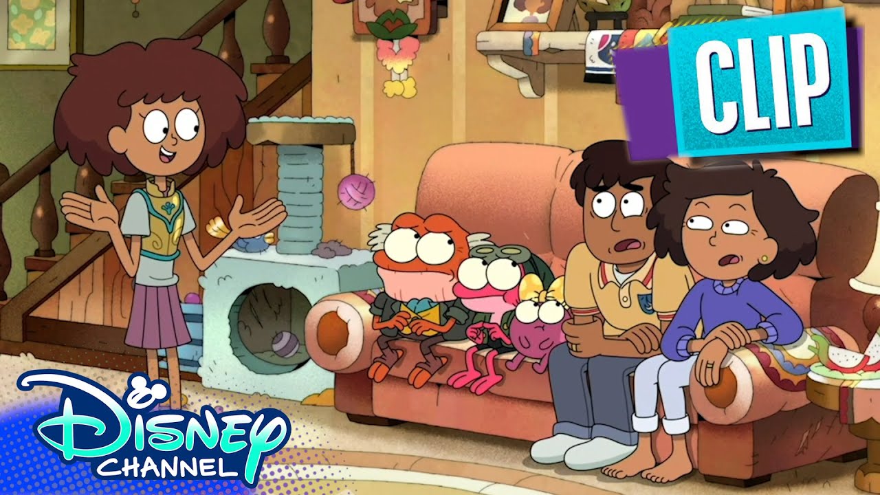 "Meet the Parents!" | Amphibia Season 3 Exclusive Clip! | Disney Channel Animation