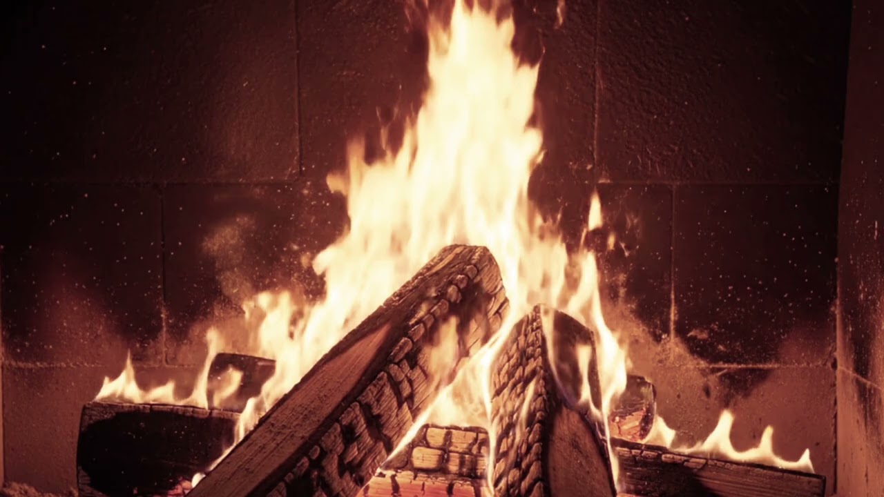 🔥Pale Glowing Fire | Crackling Ambience | Fireplace Deluxe