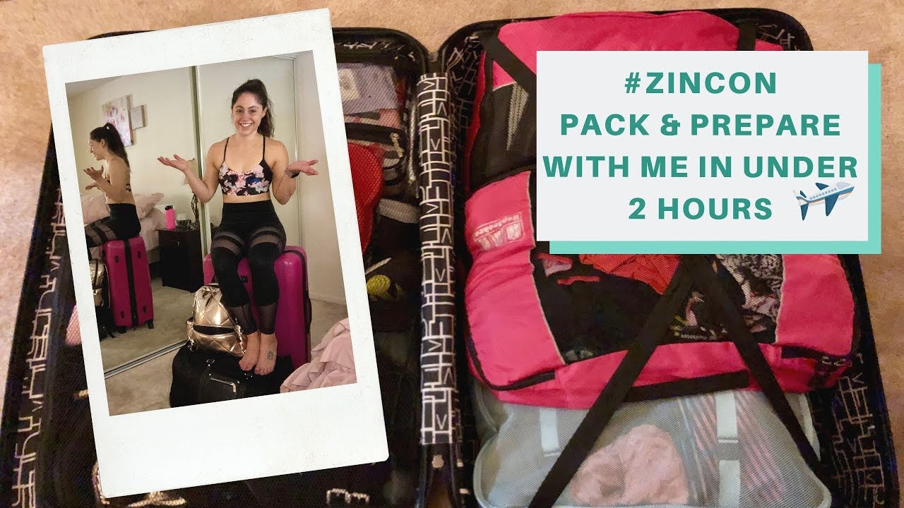 #ZINCON | PACK & PREPARE WITH ME IN 2 HOURS