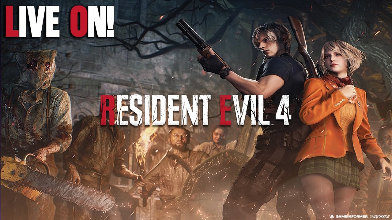 LIVE 044 - AMANHA COMEÇA UMA NOVA JORNADA - RE4 REMAKE !pixgg !noping