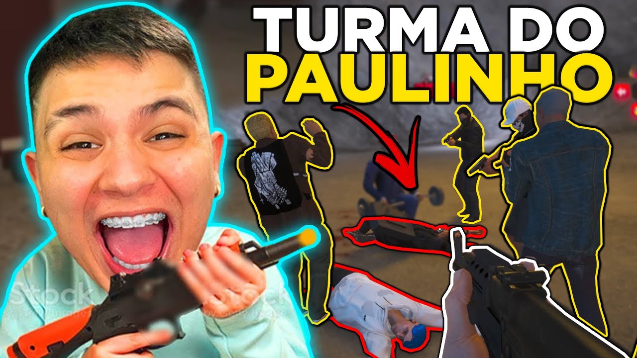 FIZ UMA GANGU3 e INVADl A FAZENDA no GTA RP 😂 (Paulinho o LOKO)