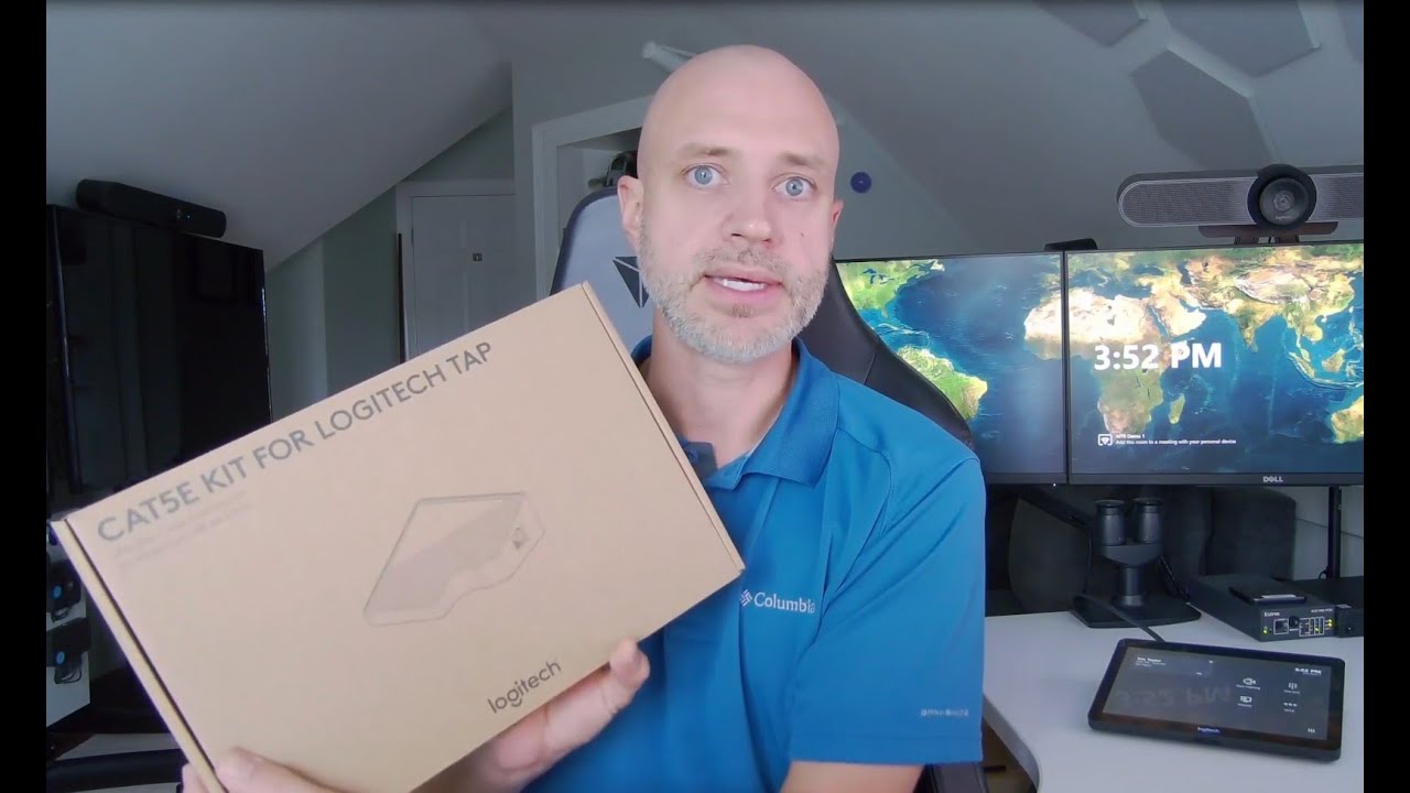 Installing Logitech Tap CAT5e Kit