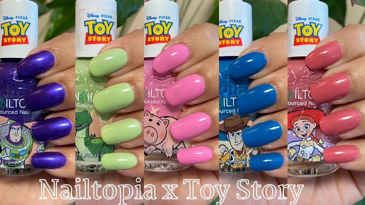 Nailtopia x Toy Story | Swatches Y Mas | #esmaltes #liveswatches #nailpolish #nails