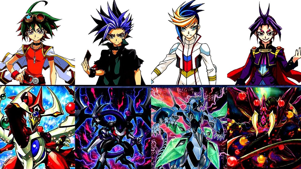 【遊戲王ARC-V】這就是屬於我們的融合、同調、超量、靈擺的龍之力啊！