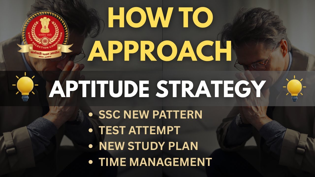 APTITUDE STRATEGY | SSC New Pattern 2025 🔥 | TAMIL | Smart Strategy & Time Management Tips