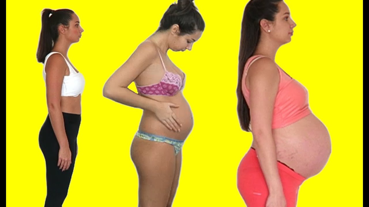 PREGNANT TO BABY IN 90 SECONDS (Time Lapse)