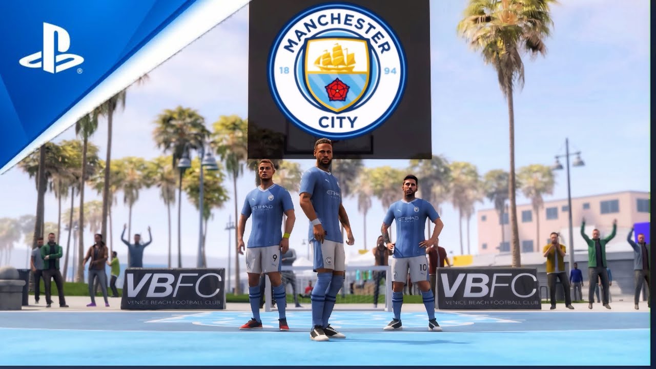 FIFA VOLTA - RONALDO, MBAPPE, MESSI VOLTA MATCH | MANCHESTER CITY VS UNITED | (PS5UHD) [4K60FPS]