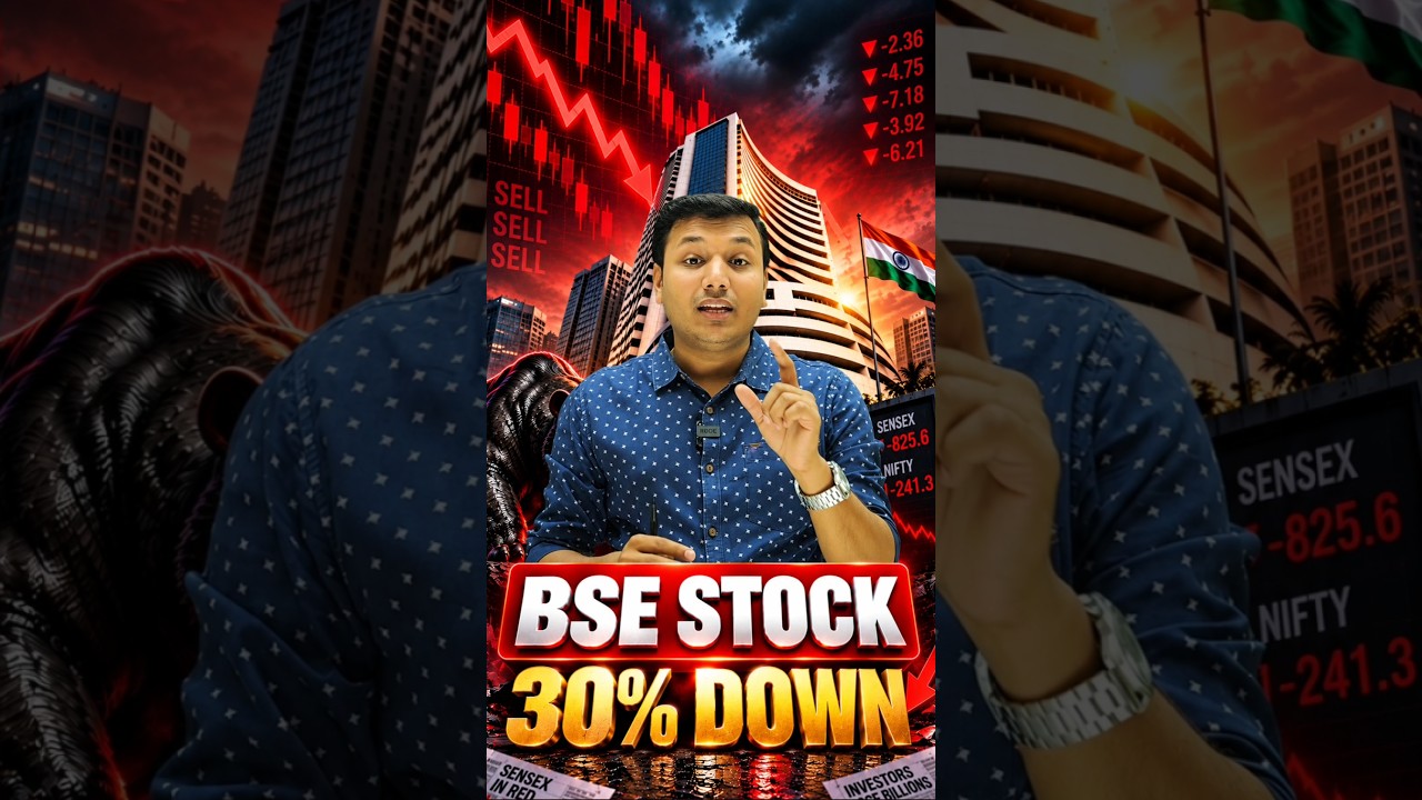 🚨 BSE Share 30% Crash! Opportunity Or Trap? || Bse Share Latest News today || SEBI Registered RA