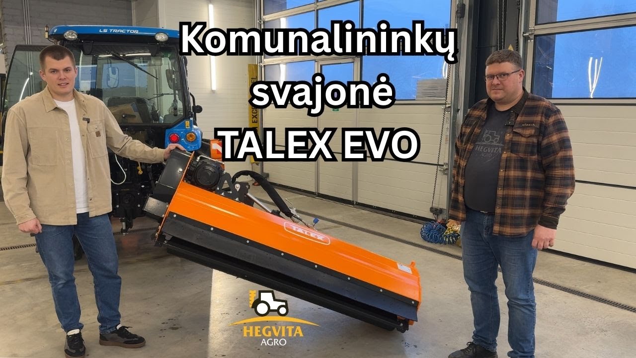 TALEX EVO lengvasis šlaitinis smulkintuvas  || Hegvita Agro