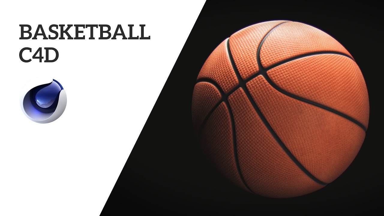 Basketball en cinema 4d / Modelado y Material