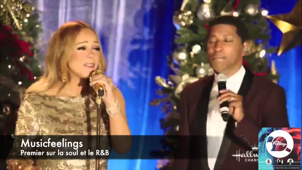 Mariah Carey and Babyface - Christmas Time is in the air again. ( live)