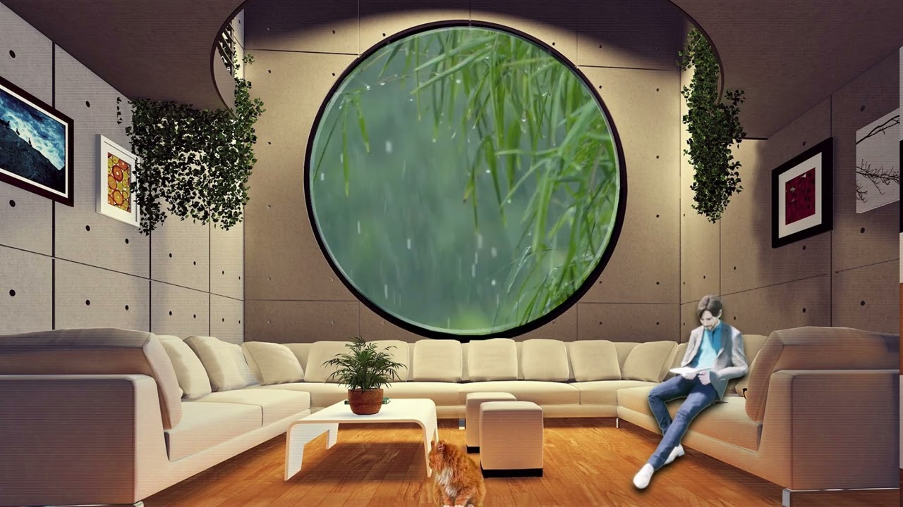 ASMR Rain Storm Sound, Rain Season, Rain Relaxing Video