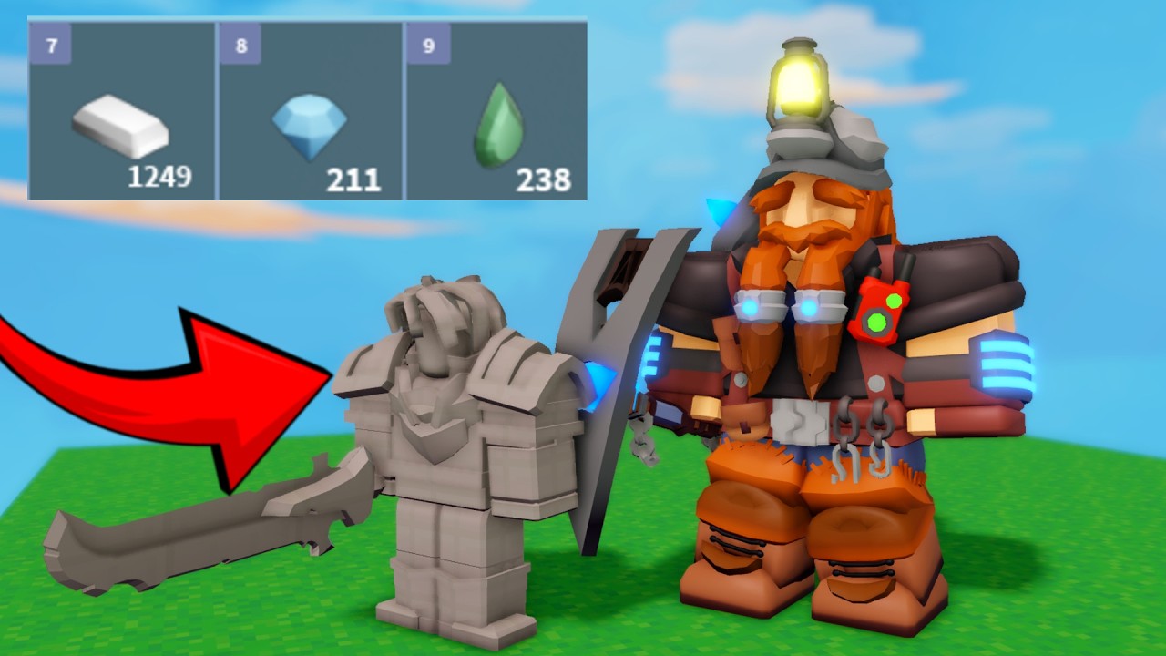 Они снова улучшили набор шахтёра??? (238 изумрудов) (Roblox Bedwars)