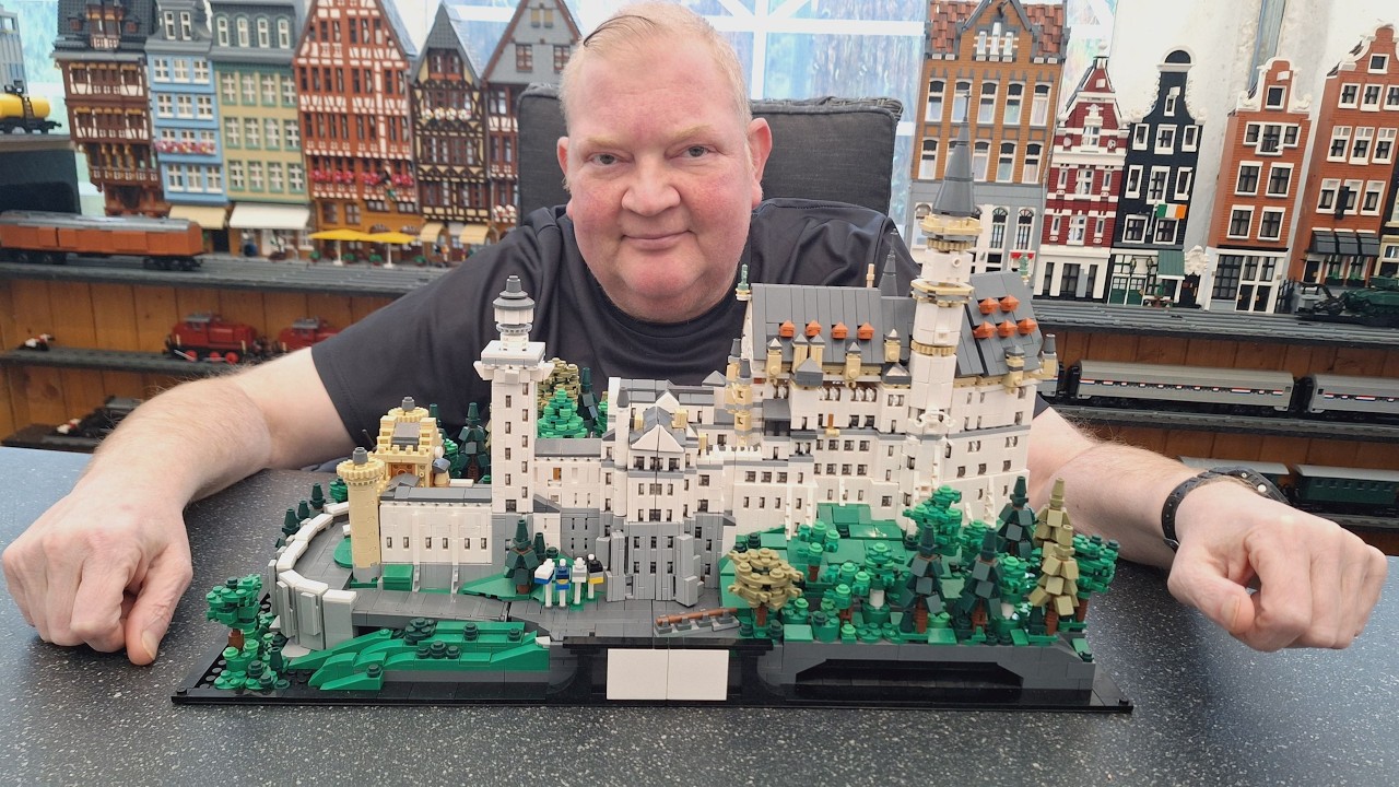 Schloss Neuschwanstein. Über 6700 Teile von Letbricks- Klein und doch riesig .Elses Hobby zum Schluß