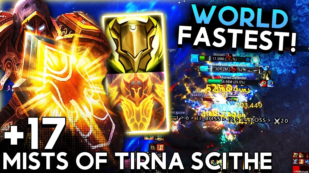 World fastest +17 Mists of Tirna Scithe | Lightsmith Prot Pally | TWW SEASON 1 M+