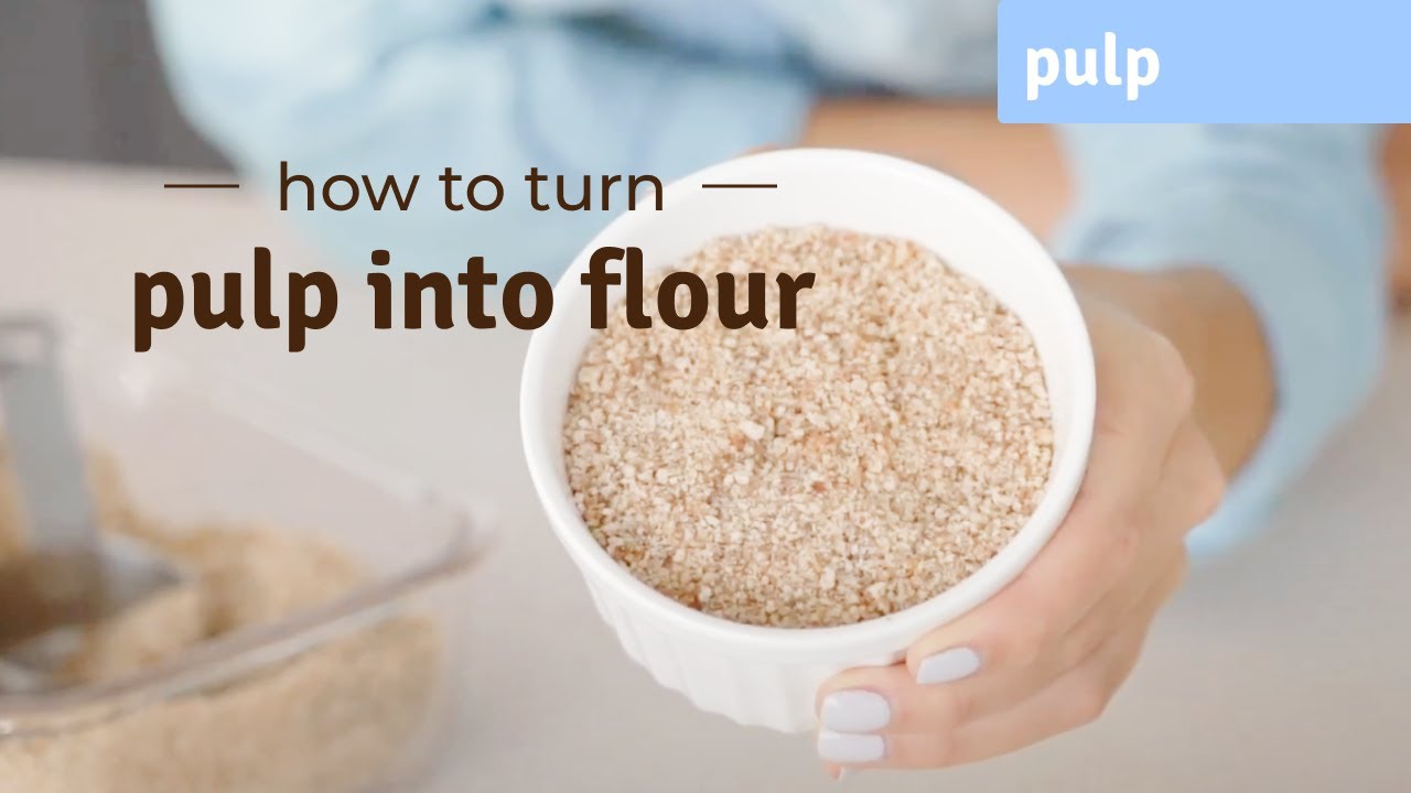 How To Make Flour From Leftover Pulp with Almond Cow
