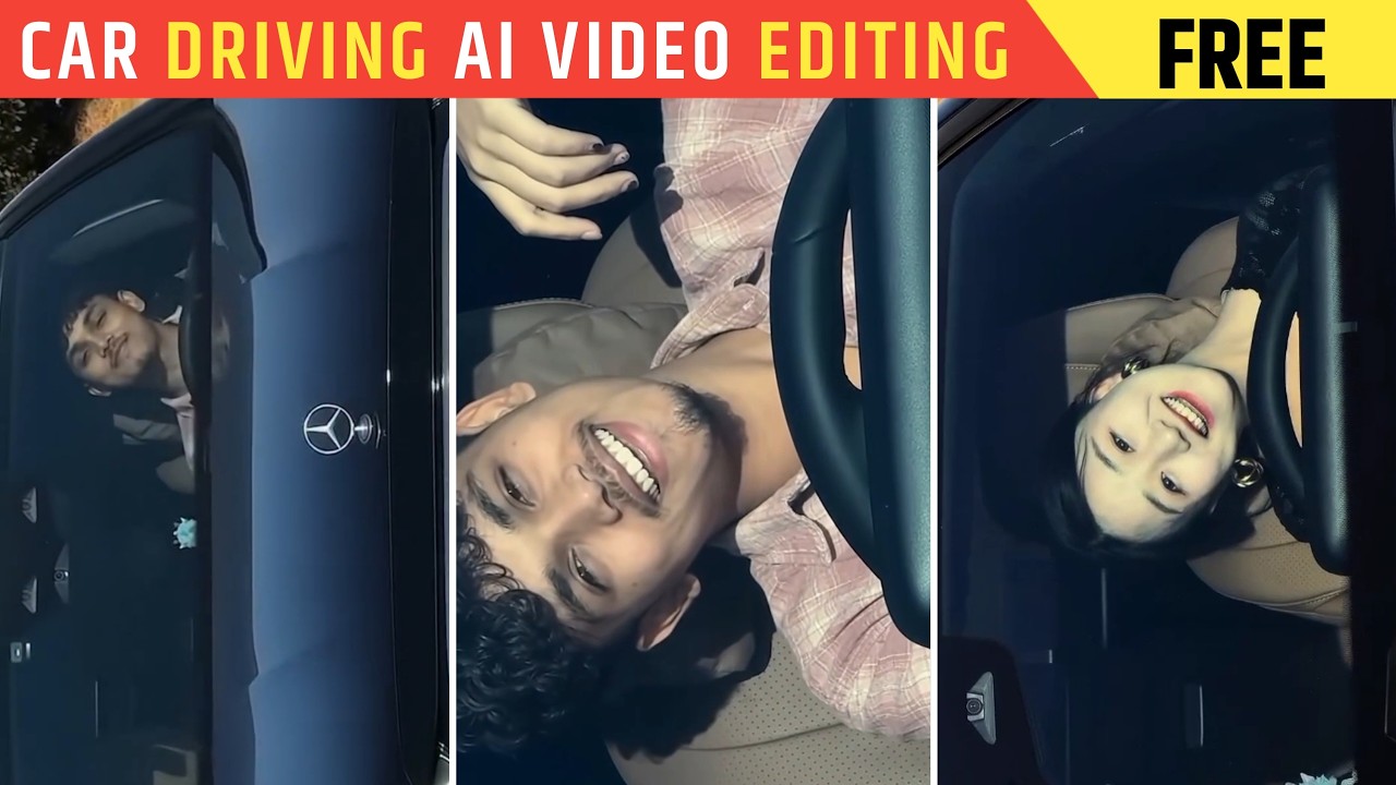 Instagram Trending Pata Chalega Song Reels Editing | Car Driving Ai Video Kaise Banaye