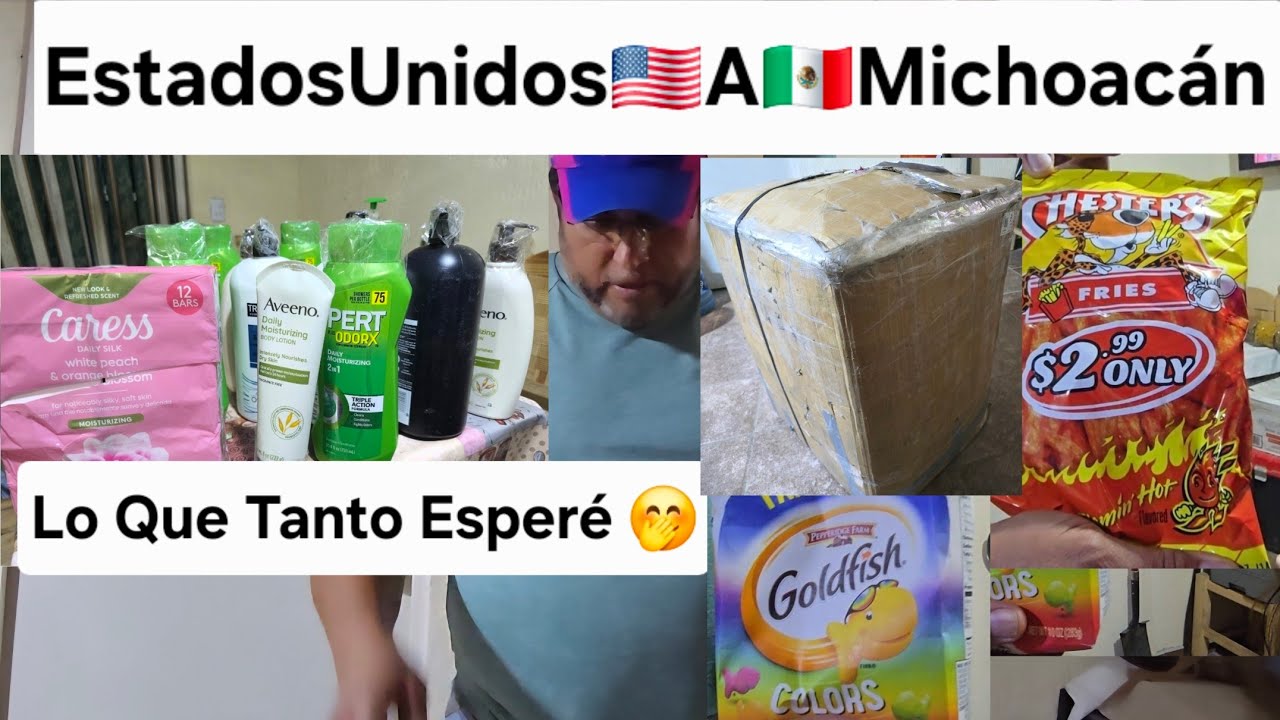 💯¡Nos LLEGÓ una CAJA 📦de🇺🇸Estados Unidos!¿Lo abrieron en la aduana? 