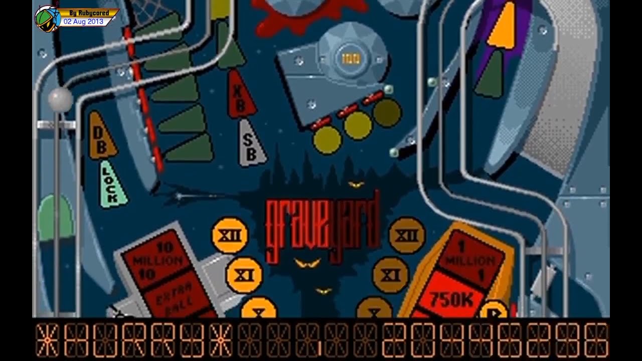 Pinball Dreams (1992, MS-DOS) - 4 of 4: Nightmare/Graveyard [720p60]
