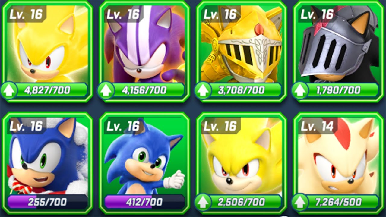 Sonic Forces Speed battle - Use My Top 8 Special Runners (Super Sonic, Darkspine, Lancelot, Baby..)