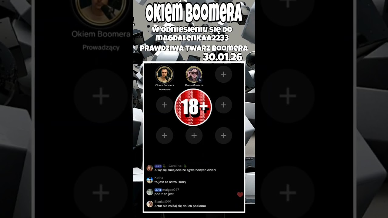 Okiem Boomera live z 30.01.26- Boomer oszalał 