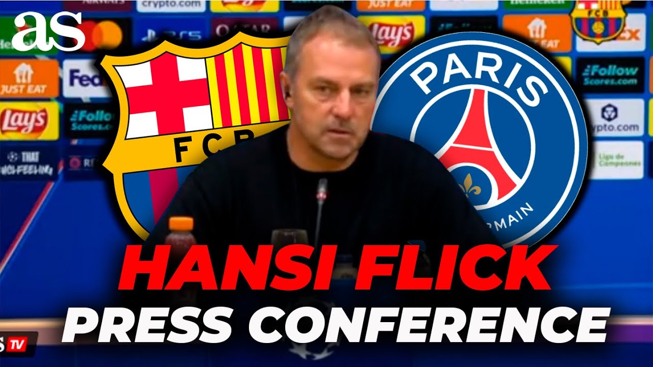HANSI FLICK, FULL PRESS CONFERENCE after FC BARCELONA 1-2 PSG | CHAMPIONS LEAGUE