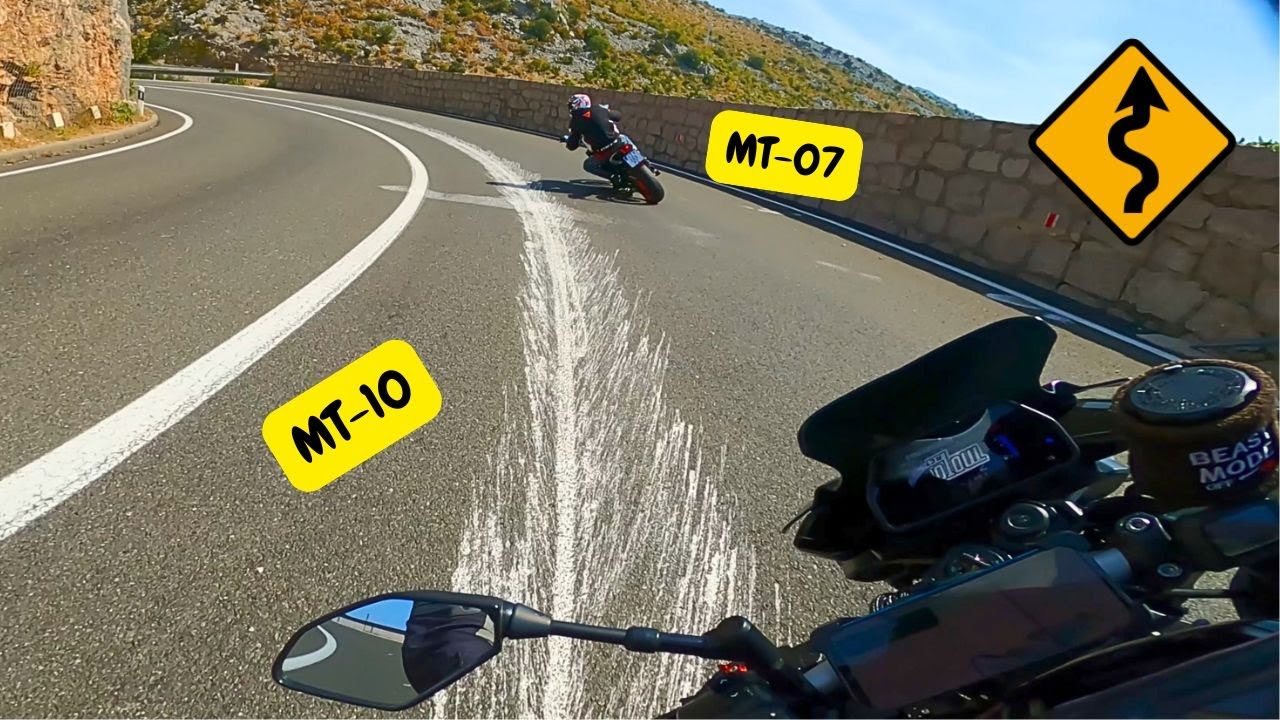 💥Yamaha MT-10 & MT-07 - Fast ride on the Best Road in the World💥 - Part 2