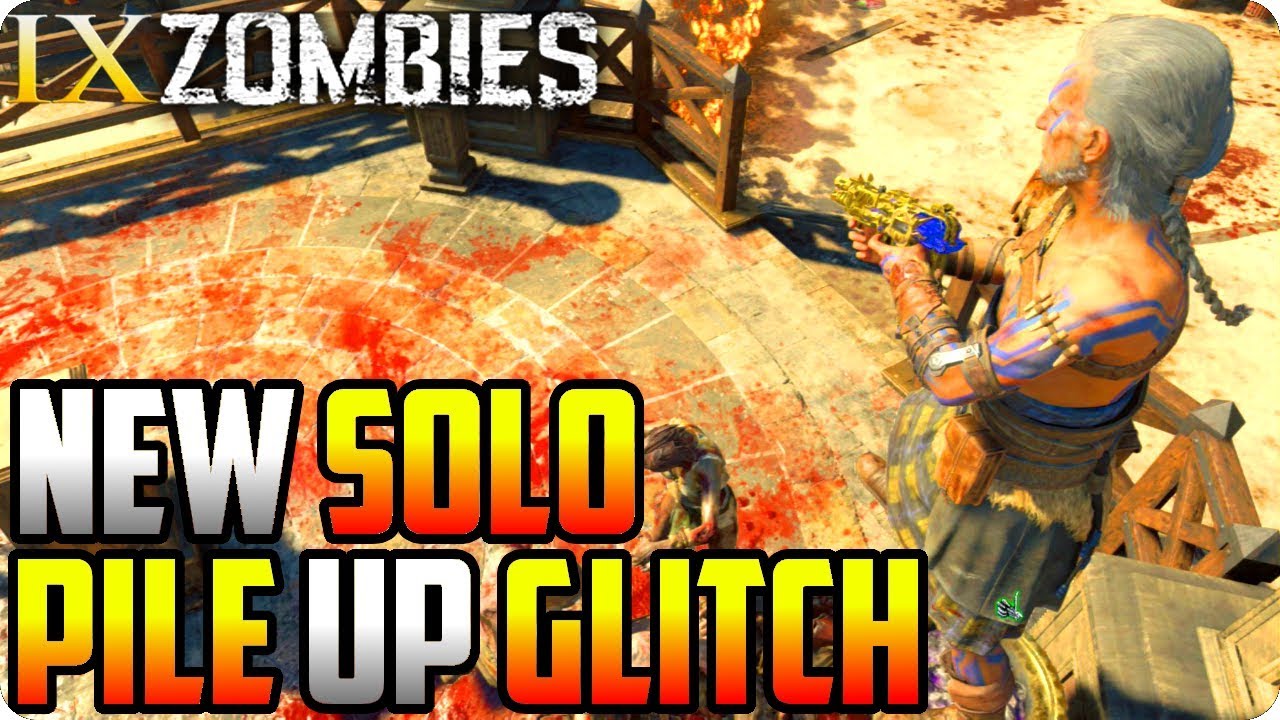 BO4 Zombie Glitches: New Solo Knife Lunge Pile Up Glitch - IX Zombie Glitches