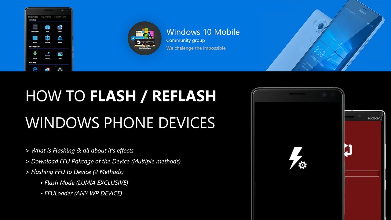How to Flash/Downgrade Windows Phones (LUMIA & OTHER-OEM)