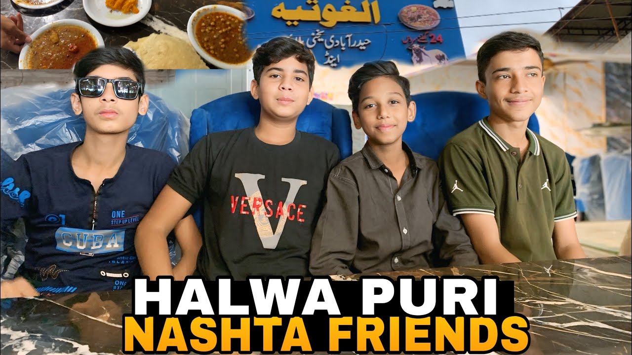 AJ HAIM SARA DOST HALWA PURI KAHNA GA BHOT MAZA AAY BUT AIK DOST NAHI GA YA 🥺(ASHIRVLOGZ804)😘
