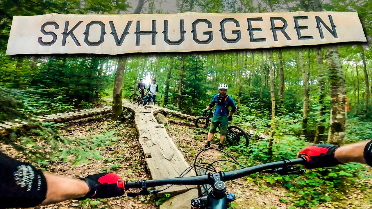 Skovhuggeren mountainbike spor - Røde og sorte MTB features! Fyns bedste spor - Skovhuggeren