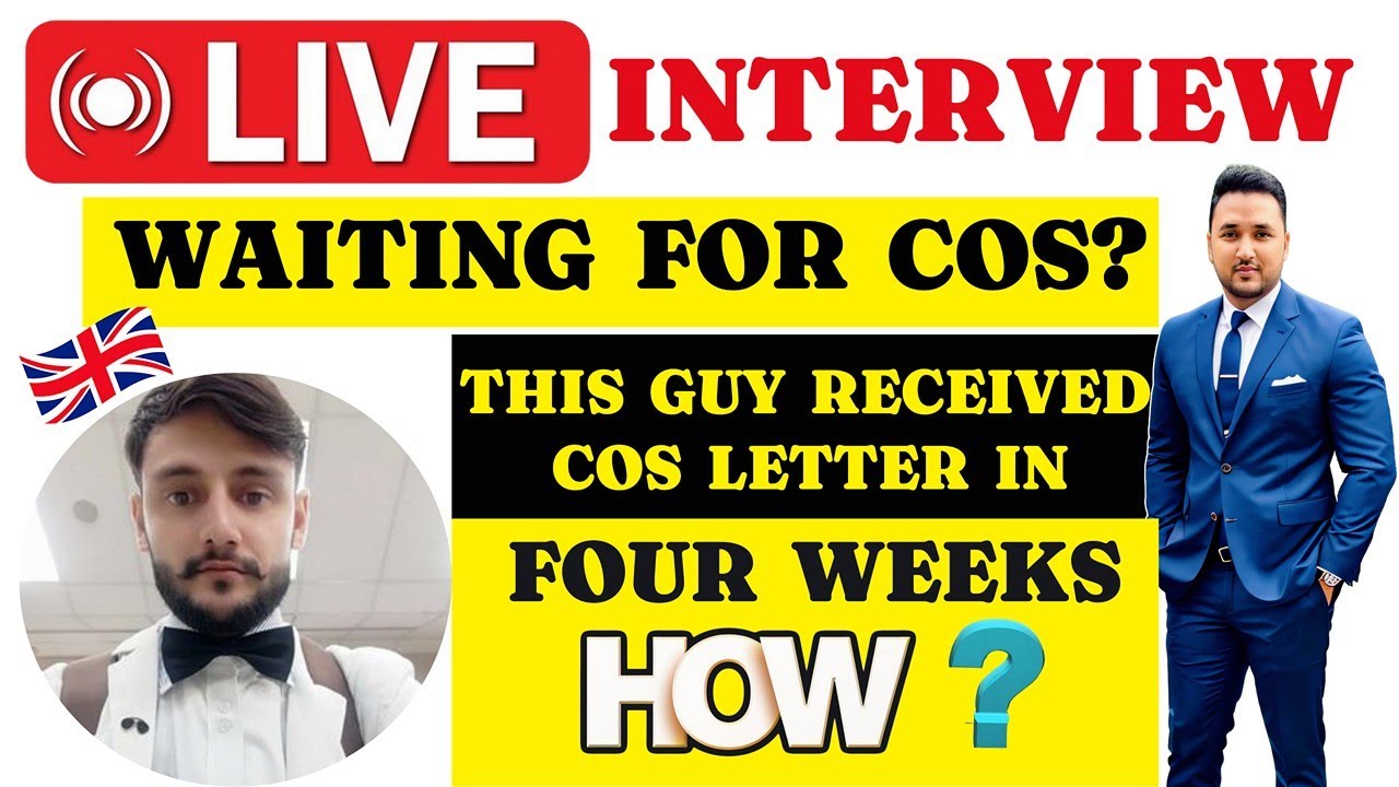 LIVE INTERVIEW ⚡| How This Guy Received UK 🇬🇧 CoS Letter WithIn Four Weeks | Must Watch To Know
