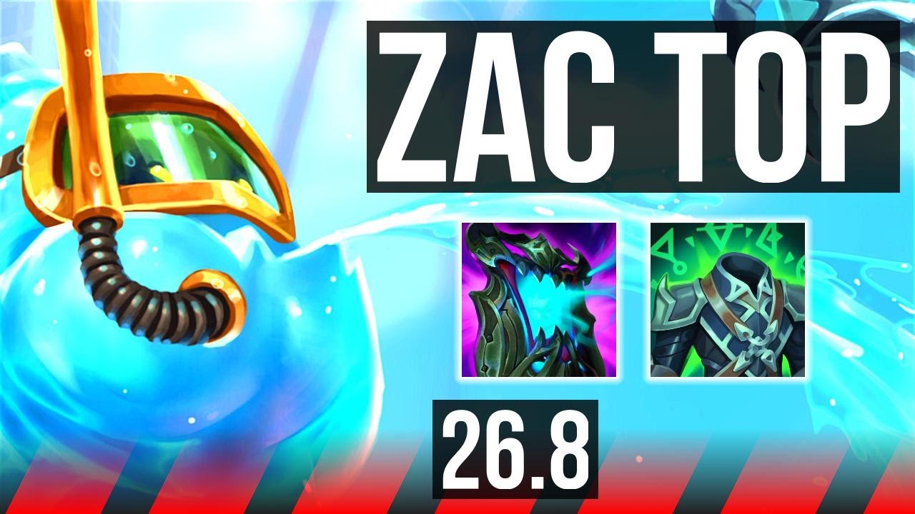 ZAC vs RIVEN (TOP) | KR Master | 26.8