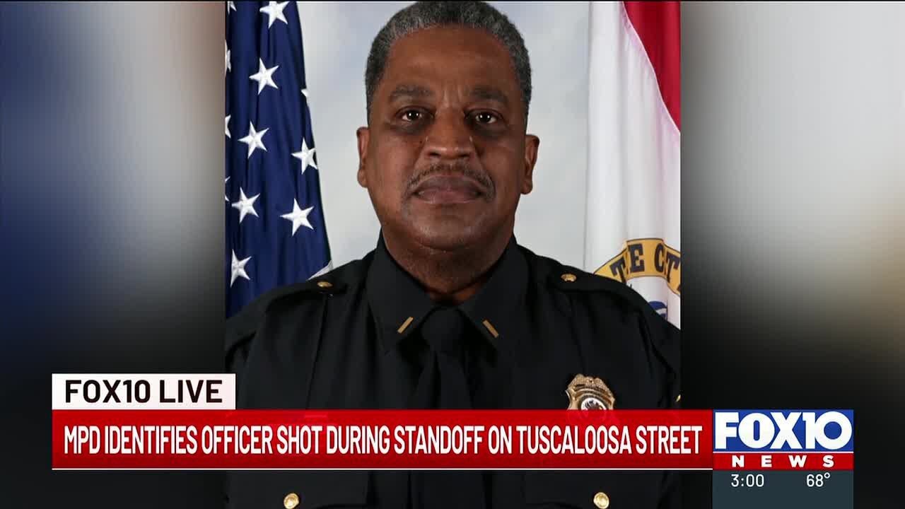 Mobile police identify officer shot during standoff on Tuscaloosa Street