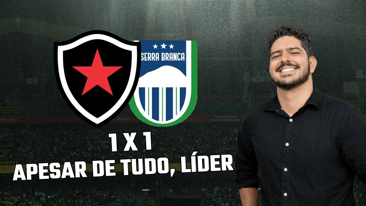 PÓS-JOGO: BOTAFOGO-PB 1 X 1 SERRA BRANCA |  JOGO MORNO E QUE DEIXA LIÇÕES
